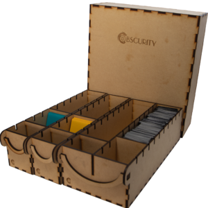 Trading Card Storage 3‑Drawer / Mixed Rows (1 Two‑Row + 2 One‑Row)